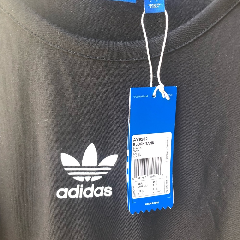 Men’s adidas block tank size L - Picture 2 of 3